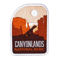 Vagabond Heart Canyonlands National Park Patch - Canyonlands Souvenir - Iron On Travel Badge