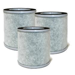 Nispira 3-in-1 True HEPA Activated Carbon Filter Replacement Compatible with Elechomes Air Purifier EPI236/ EP1236, 3 Packs
