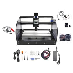 CNCTOPBAOS CNC 3018-PRO-MAX 3 Axis Desktop DIY Mini Wood Router Kit PCB PVC Milling Engraver Engraving Carving Machine GRBL Control with Offline Controller with Touch Probe