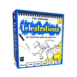 USAOPOLY Telestrations Original 4-8 Player | Family Board Game | A Fun Game for Kids and Adults | Game Night Just Got Better | The Telephone Game Sketched Out | Ages 12+