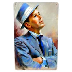 Kexle Frank Retro Vintage Plaque Sinatra for Cafe Beer Club Wall Decor Tin Signs Metal Sign 12