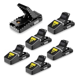 Wgbon Mouse Trap, Mice Traps That Work Best Snap Traps for Small Mice and Mouse Outdoor Indoor Quick Kill and Reusable Mouse Traps 6 Pack