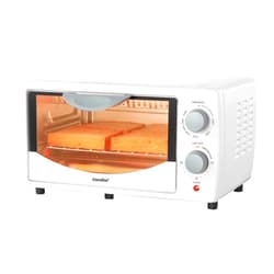 COMFEE' Toaster Oven Countertop, Small Toaster Ovens Combo 4 slice, Mini Oven for 9