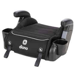 Diono Connect3 RXT Backless Booster, Slim Fit 3-Across in Many Mid-Sized Sedans and SUVs, for Children from 40-120 lbs., Lightweight with Latch connectors
