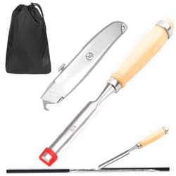 Gracfulcub Golf Grip Tape Remover Tool Kits, No Tape Residue Rapid Removal - Perfect for Regripping Graphite and Steel Shafts Golf Club Grip Repair Kits