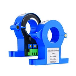 AXAUCHOZ 20mm 25mm 38mm DC 10A 20A 50A 100A Current Transmitter 0-10V DC24V Analog Signal Current Sensor Transducer 1Pcs(250A_Hole Diameter 38MM)