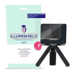 ILLUMISHIELD Matte Screen Protector Compatible with Garmin Approach R10 (3-Pack) Anti-Glare Shield Anti-Bubble and Anti-Fingerprint PET Film