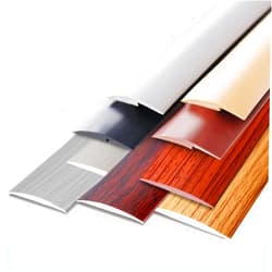 GQQGSHOP 3.2FT L Carpet Floor Transition Strip, Self Adhesive Threshold Strip for Doorway, Floor Carpet Edge Trim, Suitable for Threshold Transitions with a Height Difference Within 4-6mm(Wood Grain A)