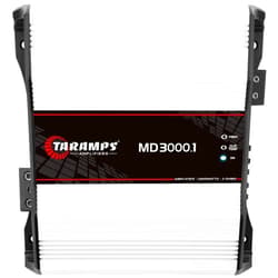 Taramp's MD 3000.1 Full Range Amplifier 3000 Watts RMS 2 Ohms 1 Channel High Efficiency Mono Amplifier Class D, Bass Boost Car Audio Sound Monoblock, Crossover, High Power Amp