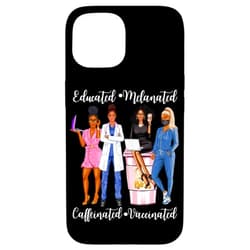 Lush Nursing iPhone 15 Funny Doctor Womens Vaccination Black Nurse Nursing Student Case