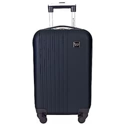 Travelers Club Cosmo Hardside Spinner Luggage, Black, Carry-On 20-Inch Carry-On 20-Inch Black