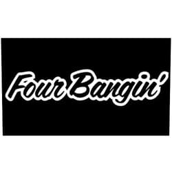 iJDMTOY One-Piece Four Bangin! JDM Cool Nation Sortaflash Dope Drift Racing Car Window Bumper Die-Cut Decal Vinyl Sticker