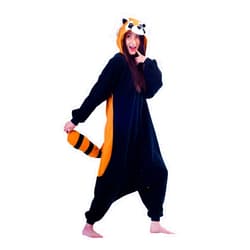 SAZAC Red Panda Kigurumi - Onesie Jumpsuit Halloween Costume
