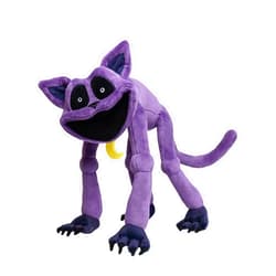 Poppy Playtime Monster CatNap Plush Toy with Posable Arms, Legs & Tail - Official, Purple