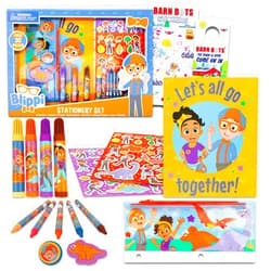 Screen Legends Blippi Activity Book - Blippi Coloring Books for Toddlers Bundle 30 Pc Includes Blippi Stickers, Blippi Markers, Blippi Sketchpad, and More | Blippi Toys