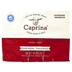Caprina Canus Original Formula Fresh Goat's Milk Soap, 16 bars