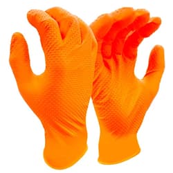 MAGID Iron Grip Powder-Free 100% Nitrile Disposable Gloves, QTY: 300, Size: 7/Small - T9408OR