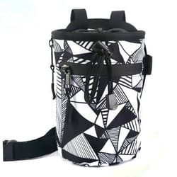 NewDoar Chalk Bag for Rock Climbing - Bouldering Chalk Bag Bucket with Quick-Clip Belt and 2 Large Zippered Pockets - Rock Climbing Gear Equipment