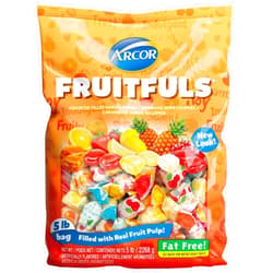Arcor Assorted Candies, Fruit Filled, 5-Lb Bag