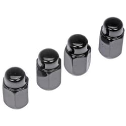 Dorman 711-211 Wheel Nut Black Chrome Acorn 2-Pc 1/2-20 Compatible with Select Models, 4 Pack