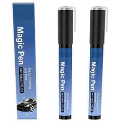 Edottbag (2PCS) Magic Car Scratch Removal Pen, 2026 New Car Paint Repair Pen, Portable Auto Scratch Remover for Garage and Home Use, Universal Car Touch Up Pen for Drivers
