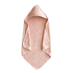 mushie Baby Hooded Towel | Organic Cotton (Blush)