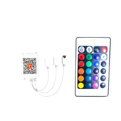 DAYBETTER 2 Ports 24 Key Tuya Smart Wi-Fi Led Strip Lights Remote Control, 4 Pin Output Dimmable Remote Controller Voltage DC 12V(Without Power Adapter)