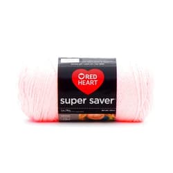 Red Heart Super Saver Yarn, Petal Pink