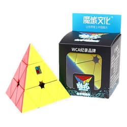 LiangCuber Moyu Pyraminx 3x3 Speed Cube Stickerless Meilong 3x3 Pyramid Puzzle Cubes