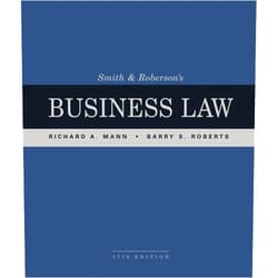 Richard Mann,Barry Roberts Smith and Roberson’s Business Law