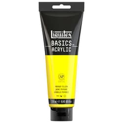 Liquitex BASICS Acrylic Paint, 250ml (8.45-oz) Tube, Primary Yellow