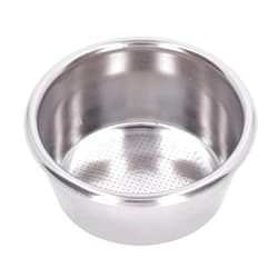 HERCHR Portafilter Filter, 54mm 2 Cups Portafilter Filter Basket, Stainless Steel Pressurized Mesh Coffee Filters Coffee Filter Porous Filter Basket For 54mm Handle