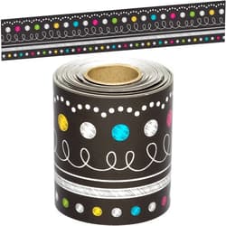 Teacher Created Resources Straight Rolled Trim Border/Trimmer Set, Multicolor, 8947