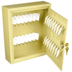 MMF Industries STEELMASTER 60-Key Uni-Tag Single-Tag Compact Steel Key Cabinet (2019060A03)