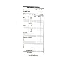 CASHIER DEPOT YOUR ONE STOP SHOP FOR ALL CASHIER'S NEEDS 1000 Cashier Depot - Cashier’s Report Envelopes MT235 – 4 1/2
