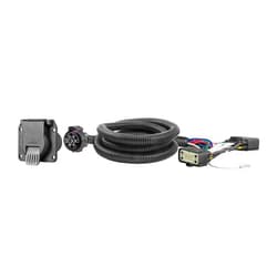 CURT 56413 Vehicle-Side Custom RV Blade 7-Pin Trailer Wiring Harness, Fits Select Ford F-150 , Black
