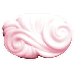 De'esse Boutique 3 Pc Soaps Set Carnation Scent - Oval Swirl Design Shea Butter Goat Milk Soap