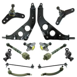 MyParts 14pc Steering Suspension Kit Control Arms Ball Joints Tie Rods Compatible with Cooper