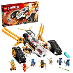 LEGO NINJAGO Legacy Ultra Sonic Raider 71739 Ninja Toy Building Kit with a Buildable Plane and Motorcycle Toy, Featuring 7 Collectible Minifigures