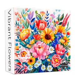 PICKFORU Flower Puzzles for Adults 1000 Pieces, Colorful Spring Flower Garden Puzzle, Watercolor Art Floral Plant Jigsaw Puzzle as Home Decor