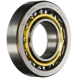 SKF 7313 BEGBM Medium Series Angular Contact Bearing, Medium Preload, ABEC 1 Precision, 40° Contact Angle, Open, Brass Cage, Normal Clearance, 65mm Bore, 140mm OD, 33mm Width, 80000lbf Static Load Capacity, 108000lbf Dynamic Load Capacity