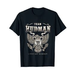 Team Hudman Family Name Team Hudman Lifetime Member - Hudman Name T-Shirt