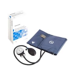 McKesson Standard Aneroid Sphygmomanometer, Large Cuff, Navy Blue, 34 cm to 50 cm, 1 Count