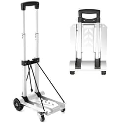 KEDSUM Foldable Aluminum Panel Hand Truck, Portable 270 lbs Lightweight Utility Cart for Travel, Shopping, Office Use