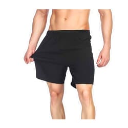 Felyong Men Running Short Pockets Quick Dry Sports Gym Lightweight Cool Outdoor Pants