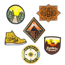 LSparhes Iron on Patches for Men Clothing Jackets Hats Jacket Jeans Outdoors Hiking Mountain Nature Camping Fabric Repair Badge Scout Parches para Ropa Embroidered Iron on Appliques…