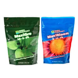 General Hydroponics NEW Hydroponics Set of MaxiBloom for Flowering & MaxiGro for Vegetable Nutrients