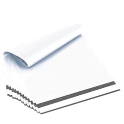 UCGOU Poly Mailers 12x15.5 Inch White 100 Pack Medium Shipping Bags #5 Strong Thick Mailing Envelopes Self Sealing Adhesive Waterproof and Tear Proof Boutique Packaging Postal for Clothing