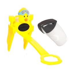 Aqueduck Faucet Handle Extender Set. Connects to Sink Handle and Faucet to Make Washing Hands Fun and Teaches Your Baby or Child Good Habits and Promote Independence to Them.