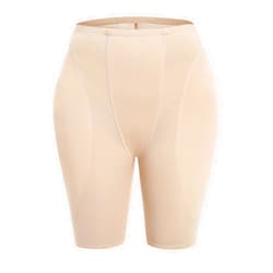 Figninget Women Shapewear Butt Lifter Body Shaper Panties High Waist Hip Padded Enhancer Booty Lifter Tummy Control Panty Beige 4XL